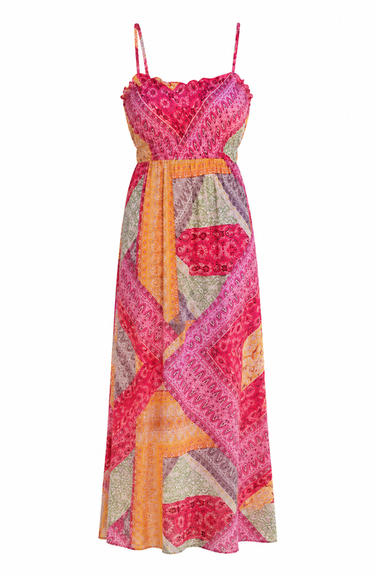 Cleopatra - Vestido largo con estampado