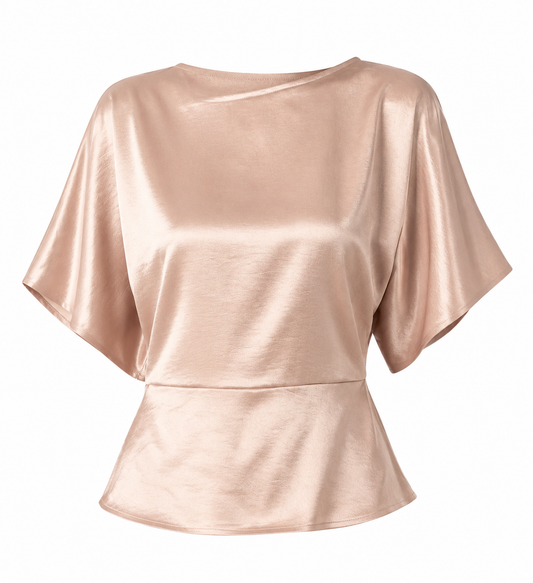 Aroa - Blusa de satén