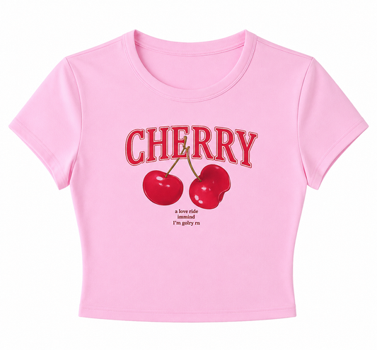 Cherry - Blusa con estampado informal
